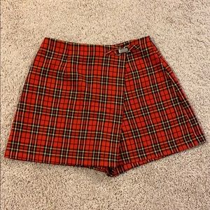Vintage Kathy Ireland 90s Skort/ 90s Skirt/ Plaid